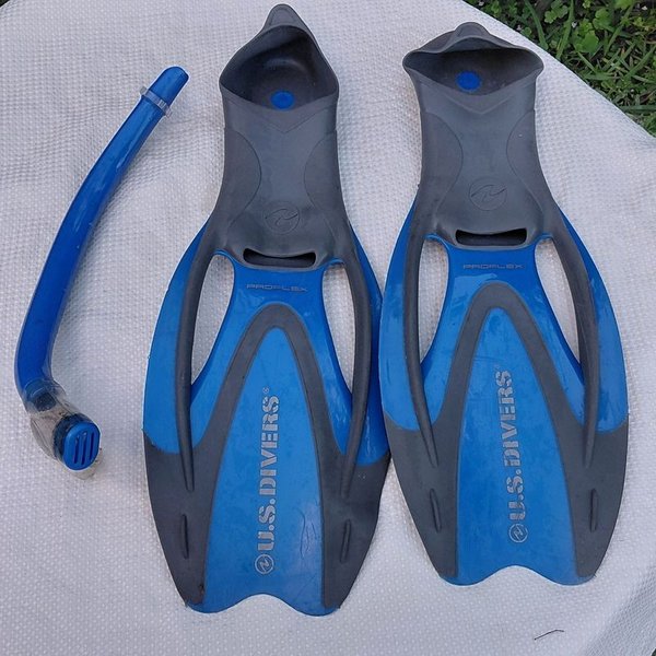 Patas de Rana y Snorkel U.S. Divers Talle 40-42