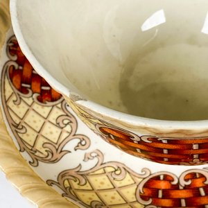 Doce tazas de te loza inglesa, con sus 12 platos - imagen 5