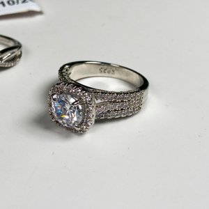 Dos Anillos Fantasía con Circones y Talla 17 mm - imagen 4