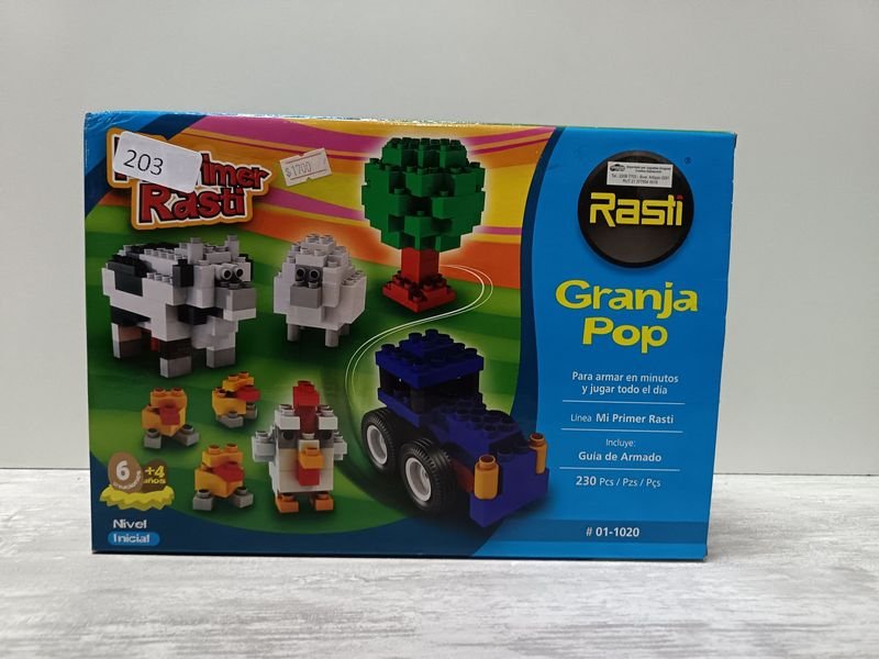 Lote siguiente: Juego de bloques granja para niños con tema de granja