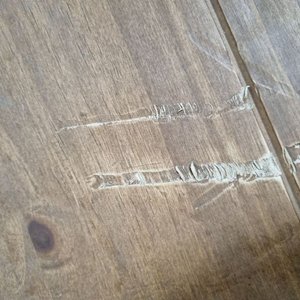 Aparador Blanco con Tapa Madera y Herrajes Negros - imagen 6