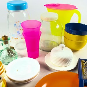 Lote de Vajilla y Utensilios de Cocina: Frascos, Tenedores, Cuchillos, Platillos y Más - imagen 3