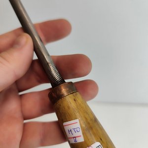 Chaira Artesanal con Cabo de Madera y Cobre - imagen 2