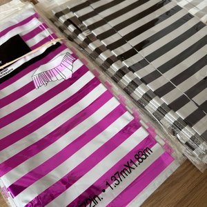 30 Manteles Rayados de Nylon para Fiesta - imagen 2