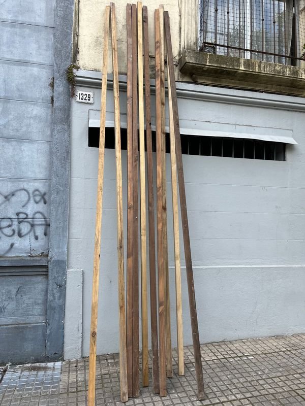 20 Tirantes de Pino Cepillado para Construcción (3.50m)