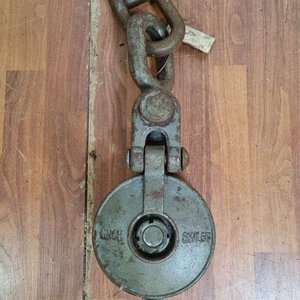 Polea de Carga Industrial de Metal, 5 Toneladas, Gancho y Grillete - imagen 1