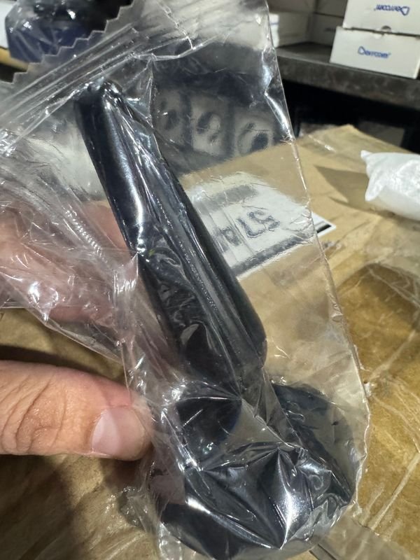 Juguete de Silicona con Ventosa Negra