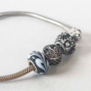Pulsera Pandora de Plata con Dijes Variados - imagen 2