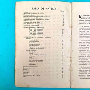 Manual de Instrucciones "El Hillman Minx" - Publicado Octubre 1938 - imagen 3