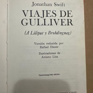 Libro "Viajes de Gulliver" de Jonathan Swift - Edición Atlántida - imagen 2