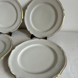 Juego de 6 Platos Llanos de Porcelana Alemana Bavaria - imagen 4