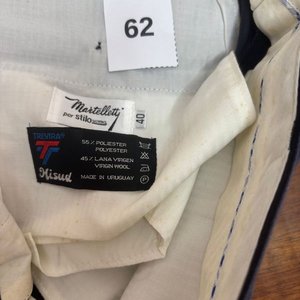 Pantalón de Vestir Azul Marino Talle 40 Hisud Martelletti - imagen 4
