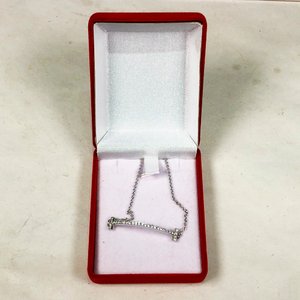 Colgante para Dama con Dije de Circonias en Estuche Rojo - imagen 2