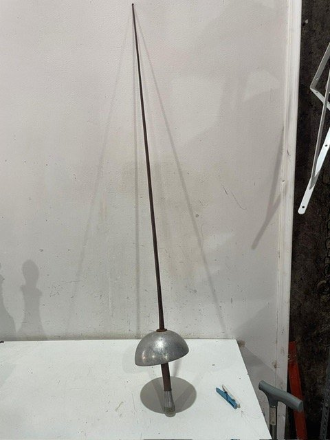 Florete antiguo de plata - imagen 2