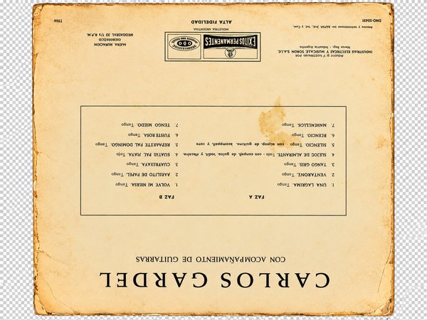 Vinilo Carlos Gardel "Éxitos Permanentes" Serie Odeón 1962 - imagen 1