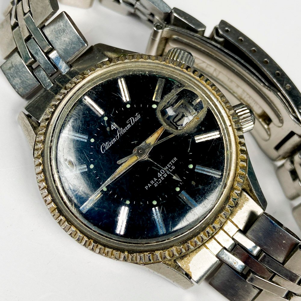 Reloj pulsera Citizen Alarm Date con malla metal - imagen 2