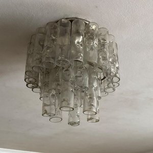Lámpara de Techo Moderna con Tubos de Vidrio Transparente - imagen 3