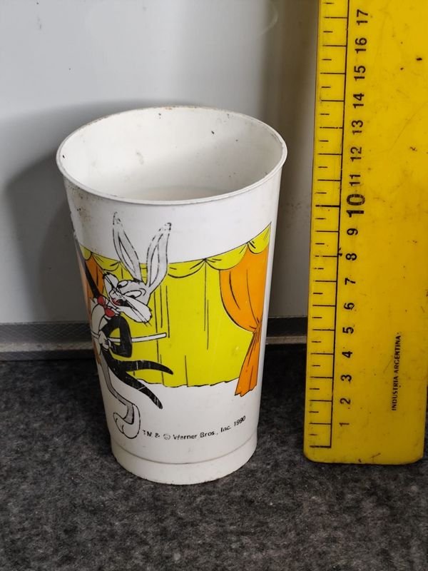 Vaso Coleccionable Mirinda Bugs Bunny Años 90 Warner Bros.
