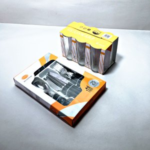 Juego de Cubiertos y Vasos de Vidrio Huazhi - 25 Piezas - imagen 1