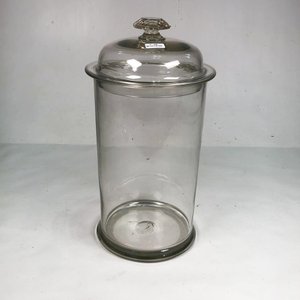 Lote siguiente: Frasco de Vidrio Grande con Tapa Estilo Vintage