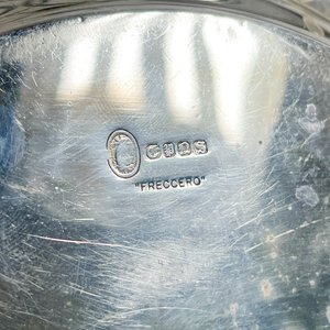 Cuatro piezas en metal, panera oval, plato, despojador y calentador - imagen 4