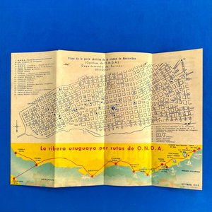 Folleto Turístico ONDA Rutas de Turismo Montevideo Uruguay - imagen 3