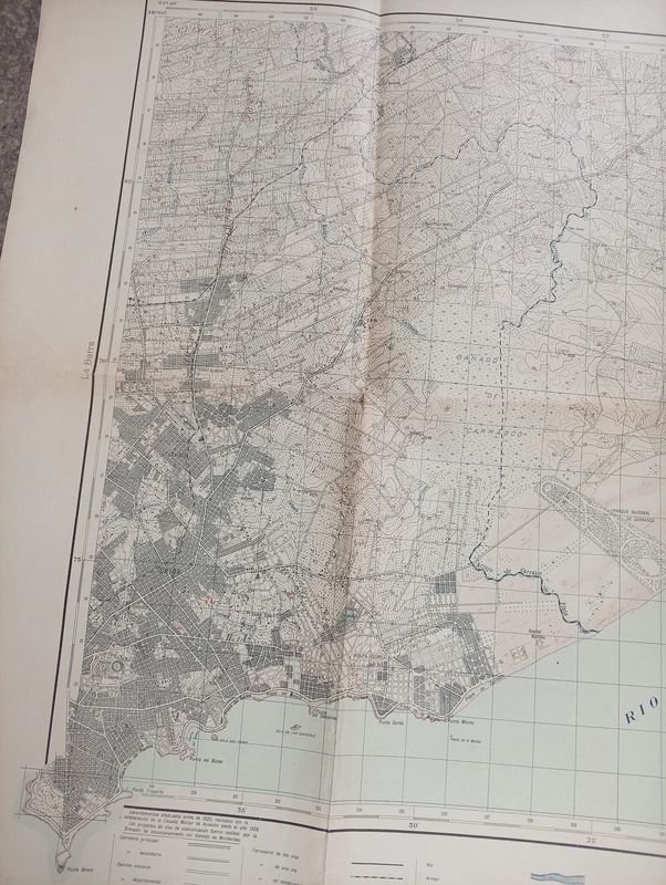 Antiguo Plano del Barrio La Unión, Montevideo 1949 - Instituto Geográfico del Uruguay