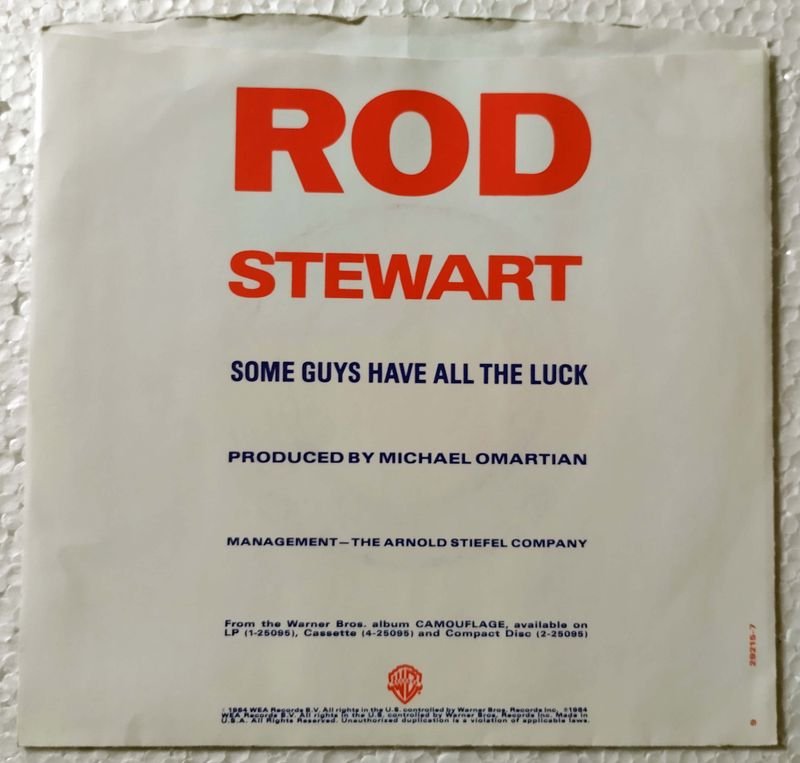Rod Stewart - Álbum 'Some Guys Have All The Luck' de 1984 - imagen 2