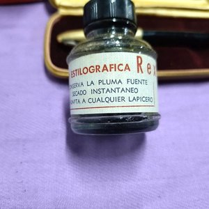 Lapicera Sheaffer's de Tinta Líquida con Estuche y Tinta Rex - imagen 3