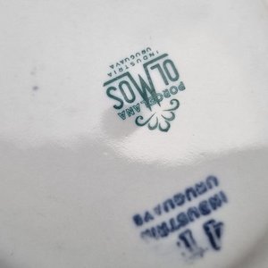 Lote de Vajilla Surtida "Olmos" Porcelana Uruguaya y "Made in China" con Decoración Floral - imagen 5