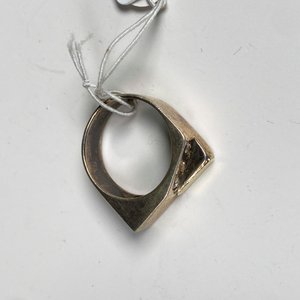 Anillo de Plata y Oro con Tres Circones - imagen 3