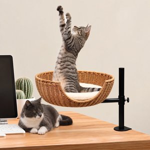 Lote siguiente: Cama Elevadiza Giratoria para Gatos con Brazo Metálico