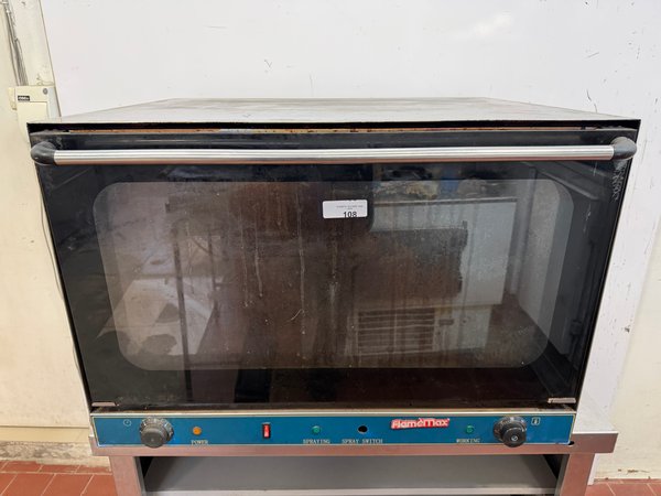 Horno Eléctrico Turbinado Flammax Monofásico para 4 Bandejas 60x40cm - imagen 1