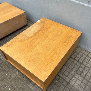 2 Mesas de Living de Roble Americano con Cajón - imagen 7