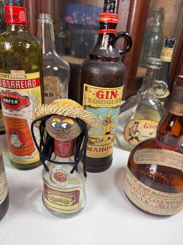 Colección de botellas vacías de diferentes épocas - imagen 3