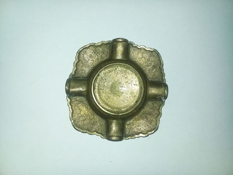 Cenicero de bronce antiguo de colección - imagen 2