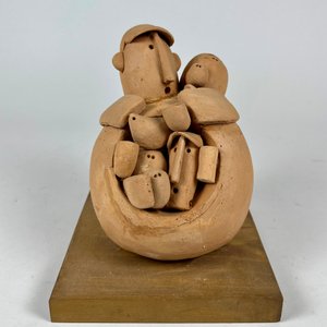 Lote anterior: Escultura "Personaje con elementos" de Juan Cavo en Cerámica