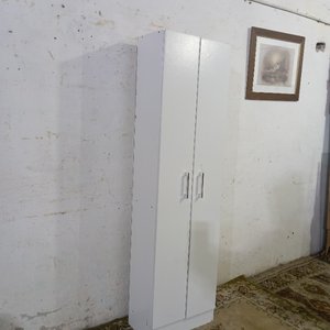Mueble Auxiliar Blanco de MDF con 2 Puertas y Estantes - imagen 3