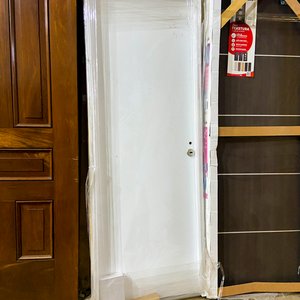 Una puerta interior mdf color blanco con detalle 203 x 74 cm - imagen 2