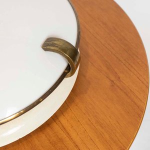 Plafón de Acrílico y Bronce con Detalle Metálico - Diámetro 42 cm - imagen 2