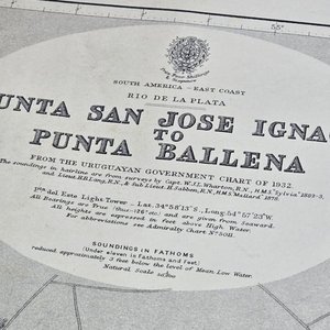 Mapa Náutico Histórico: Punta San José Ignacio a Punta Ballena, Uruguay - imagen 2