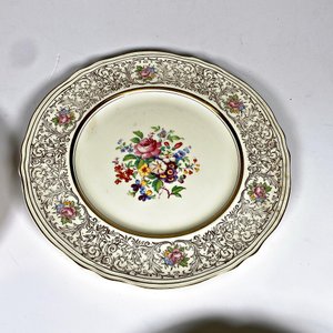 Cuatro Platos de Loza Inglesa Johnson Bros Decoración Floral - imagen 4