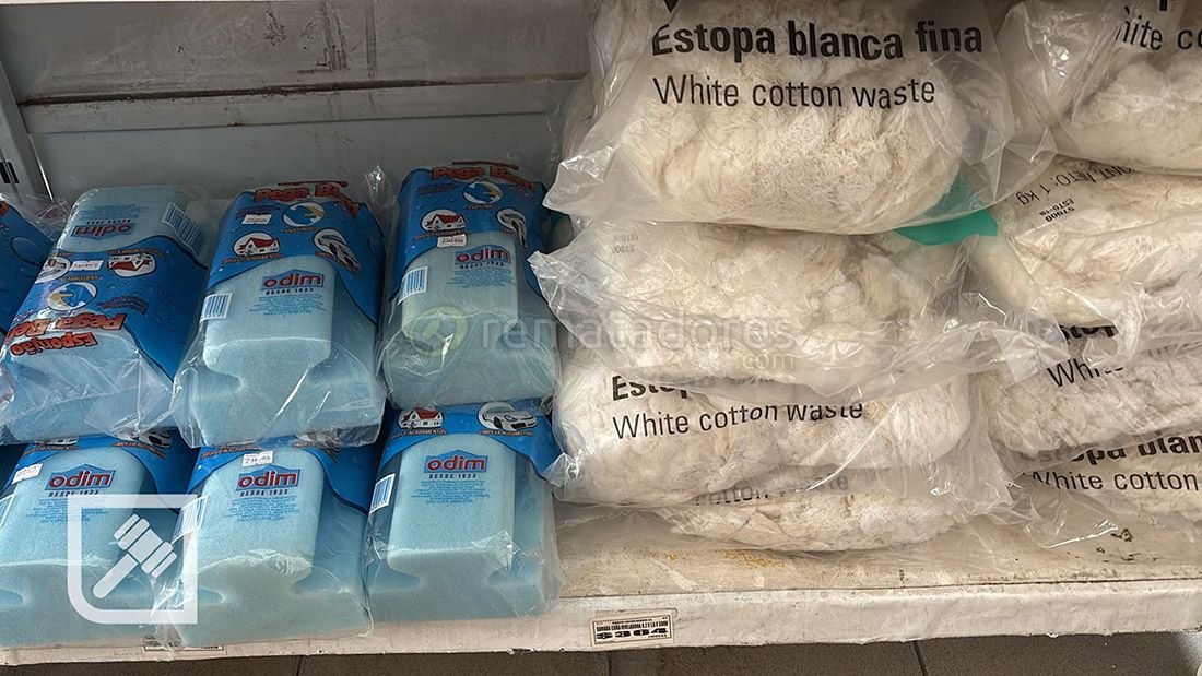 Estopa Blanca Fina Odm - Paquetes de Algodón Blanco