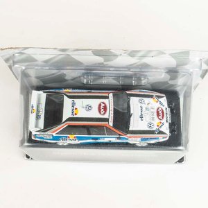 Auto Audi A2 J. Recalde - J. Del Buono Rally de Argentina 1984 escala 1/24 en su estuche original. - imagen 2