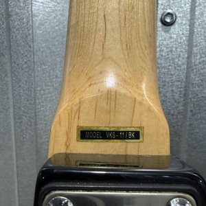Guitarra Eléctrica Vantage VKS-11/BK Negra Indonesia - imagen 9