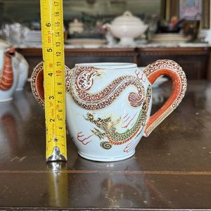 Juego de Té de Porcelana con Dragón: 2 Teteras, Azucarera, 6 Tazas y 6 Platos - imagen 31