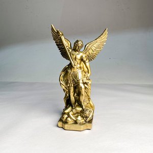Figura Arcángel San Miguel Dorada, 21 cm - imagen 1
