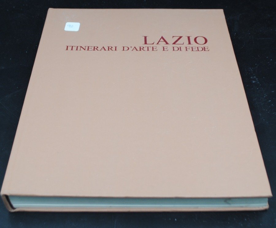 Lote siguiente: Libro de Arte y Fide: Lazio Itinerari D'Arte E Di Fede