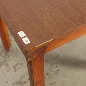 Mesa de Bar Cuadrada con Detalle en Enchapado y Lustre - imagen 2