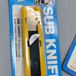 Trincheta Olfa Sub Knife SK-2 con 5 hojas de repuesto - imagen 4